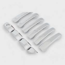 Trim Illusion - Trim Illusion DH187 Front/Rear Door Handle Covers Chrome for Grand Cherokee WK - Image 2