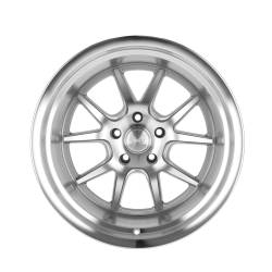 Rocket Racing Wheels - Rocket Racing Wheels TTR19-826160 Attack 18x12 5x4.75 -12.6mm Titanium - Image 1