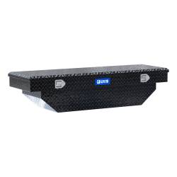 UWS - Gloss Black Aluminum 63" Angled Crossover Truck Tool Box Heavy Packaging - Image 1