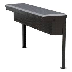 UWS - Gloss Black Aluminum 48" Truck Side Tool Box w/Low Profile Heavy Packaging - Image 6