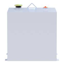 UWS - UWS ST-53-R-W White 53-Gallon Rectangle Steel Transfer Tank - Image 2