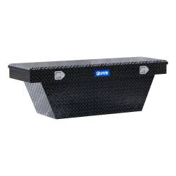 UWS - Gloss Black Aluminum 63" Deep Angled Truck Tool Box LTL Shipping Only - Image 1