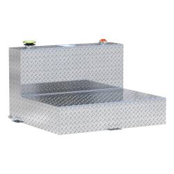 UWS - UWS TT-50-L-T-P 50-Gallon L-Shape Bright Aluminum Transfer Tank - Image 1
