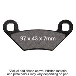 EBC Motorcycle Brakes - EBC Motorcycle Brakes FA475R R Series Heavy Duty Sintered Pads - Image 1