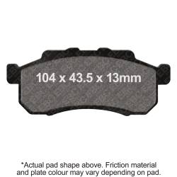 EBC Motorcycle Brakes - EBC Motorcycle Brakes FA476X Carbon X Pads for Enduro/MX Bikes - Image 1