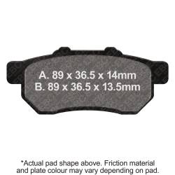 EBC Motorcycle Brakes - EBC Motorcycle Brakes FA478X Carbon X Pads for Enduro/MX Bikes - Image 1