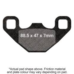 EBC Motorcycle Brakes - EBC Motorcycle Brakes FA489R R Series Heavy Duty Sintered Pads - Image 1