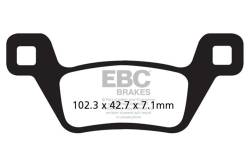 EBC Motorcycle Brakes - EBC Motorcycle Brakes FA600/2X Carbon X Pads for Enduro/MX Bikes - Image 1