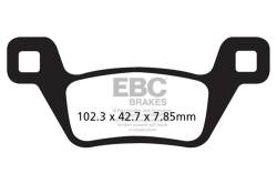 EBC Motorcycle Brakes - EBC Motorcycle Brakes FA600X Carbon X Pads for Enduro/MX Bikes - Image 1