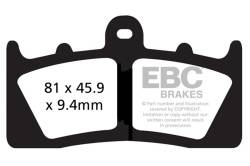 EBC Motorcycle Brakes - EBC Motorcycle Brakes FA613HH Double-H Sintered Pads - Image 1