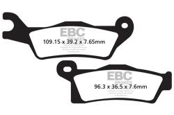 EBC Motorcycle Brakes - EBC Motorcycle Brakes FA617R R Series Heavy Duty Sintered Pads - Image 1
