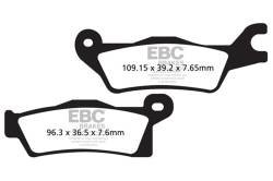 EBC Motorcycle Brakes - EBC Motorcycle Brakes FA618R R Series Heavy Duty Sintered Pads - Image 1