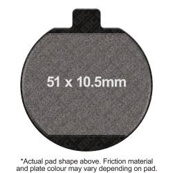 EBC Motorcycle Brakes - EBC Motorcycle Brakes FA62 Organic FA Series Pads - Image 1