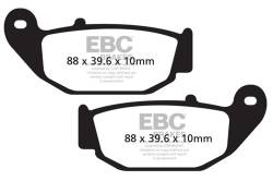 EBC Motorcycle Brakes - EBC Motorcycle Brakes FA629HH Double-H Sintered Pads for 11-14 CBR125R Grom 125 - Image 1