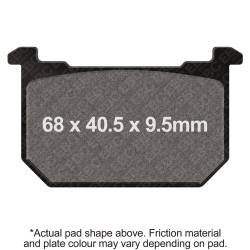 EBC Motorcycle Brakes - EBC Motorcycle Brakes FA68 Organic FA Series Pads - Image 1