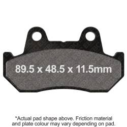 EBC Motorcycle Brakes - EBC Motorcycle Brakes FA69/3 Organic FA Series Pads - Image 1