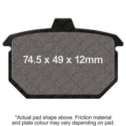 EBC Motorcycle Brakes - EBC Motorcycle Brakes FA78 Organic FA Series Pads - Image 1