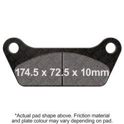 EBC Motorcycle Brakes - EBC Motorcycle Brakes FA79 Organic FA Series Pads - Image 1