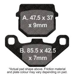 EBC Motorcycle Brakes - EBC Motorcycle Brakes FA83R R Series Heavy Duty Sintered Pads - Image 1