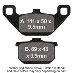 EBC Motorcycle Brakes - EBC Motorcycle Brakes FA85 Organic FA Series Pads - Image 1
