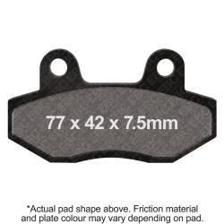 EBC Motorcycle Brakes - EBC Motorcycle Brakes FA86 Organic FA Series Pads - Image 1