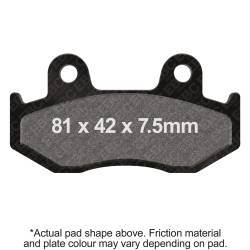 EBC Motorcycle Brakes - EBC Motorcycle Brakes FA92X Carbon X Pads for Enduro/MX Bikes - Image 1