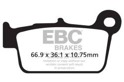 EBC Motorcycle Brakes - EBC Motorcycle Brakes MXS367 MXS Off Road Race Sintered Pads - Image 1