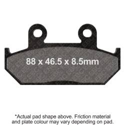 EBC Motorcycle Brakes - EBC Motorcycle Brakes SFA412HH SFAHH Sintered Scooter Series Pads - Image 1
