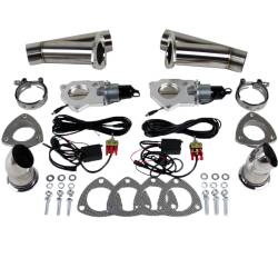 Granatelli Motor Sports - Granatelli MS 307530K Electronic Exhaust Cutout Systems Stainless Steel Weld-In - Image 1