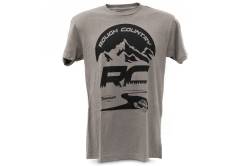 Rough Country Suspension Systems - Rough Country 84095MD T-Shirt RC Mountains Warm Gray MD - Image 1