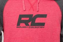Rough Country Suspension Systems - Rough Country 84083LG Hoodie Heater Red/Gray LG - Image 2