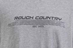 Rough Country Suspension Systems - Rough Country 84077XL T-Shirt Horizontal Tread Gray XL - Image 2