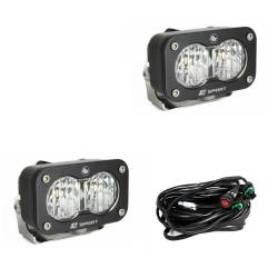 Baja Designs - Baja Designs 547805 S2 Sport Black LED Auxiliary Light Pod Pair - Image 1