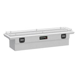 TrailFX - TrailFX 120691CR Crossover Low Profile 69"Bright Alum Tool Box Single Lid w Rail - Image 1