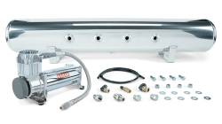 Air Lift Performance - Air Lift 27804 5 Gallon Polished Tank w/Viair 444c Chrome Compressor - Image 1