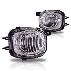 Winjet - Winjet CFWJ-0080-C Clear Fog Lights for 00-02 Mitsubishi Eclipse - Image 1