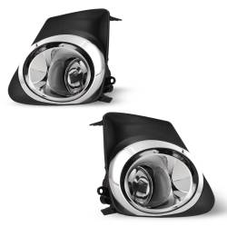Winjet - Winjet CFWJ-0228-C Clear Fog Lights w/Wiring Kit for 11-12 Toyota Corolla - Image 1