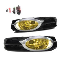 Winjet - Winjet CFWJ-0318-Y Yellow Fog Lights w/Wiring Kit for 12-13 Honda Civic 2DR - Image 2