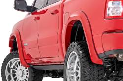 Rough Country Suspension Systems - Rough Country S-D10914-PX8 Black Sport Fender Flares for 19-24 Ram 1500 - Image 2