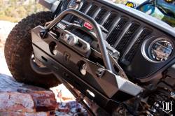 ICON Impact Series Offroad Armor - Icon 25164 Pro Series Front Bumper w/Bar & Tabs for 18+ Jeep Wrangler JL 20+ JT - Image 3