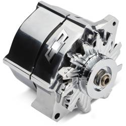 Proform - Proform 141-151 Polished Slant-Edge Alternator for Chevy SB/BB V8 - Image 1