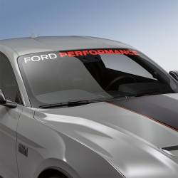 Ford Performance Parts - Ford Perf. M-1820-MR 05-23 Mustang Ford Perf. Windshield Banner-White & Red - Image 191