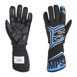 Simpson Safety - Simpson Safety MGMB Magnata Racing Gloves Medium Blue SFI 3.3/5 FIA 8856-2018 - Image 1