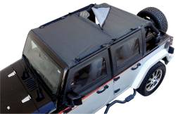 Rampage - Rampage 94835 Combo Brief/Extended Topper for 07-18 Jeep Wrangler JK 2DR - Image 2