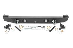 Rough Country Suspension Systems - Rough Country 110504 Heavy Duty Black Rear Bumper for 84-01 Jeep Cherokee XJ - Image 2