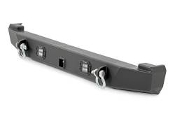 Rough Country Suspension Systems - Rough Country 110504 Heavy Duty Black Rear Bumper for 84-01 Jeep Cherokee XJ - Image 3