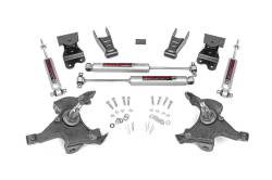 Rough Country 2"/4" Suspension Lowering Kit 88-98 GM C1500 RWD 725.20