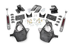 Rough Country 2"/4" Suspension Lowering Kit Silverado/Sierra 1500 RWD 722.20