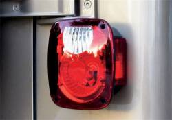 Rampage - Rampage 5307 Diamond Brite Taillight Lens Kit for 76-06 Jeep CJ/YJ/LJ/TJ - Image 1