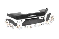 Rough Country 10570 Heavy Duty Front Winch Bumper Black for Cherokee XJ
